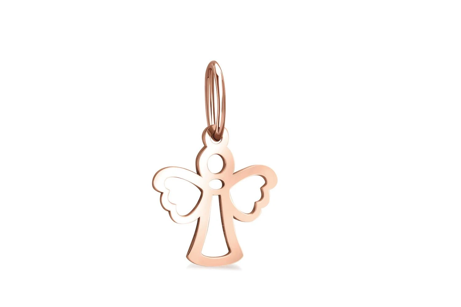 Подвеска Ангел из красного золота без вставок