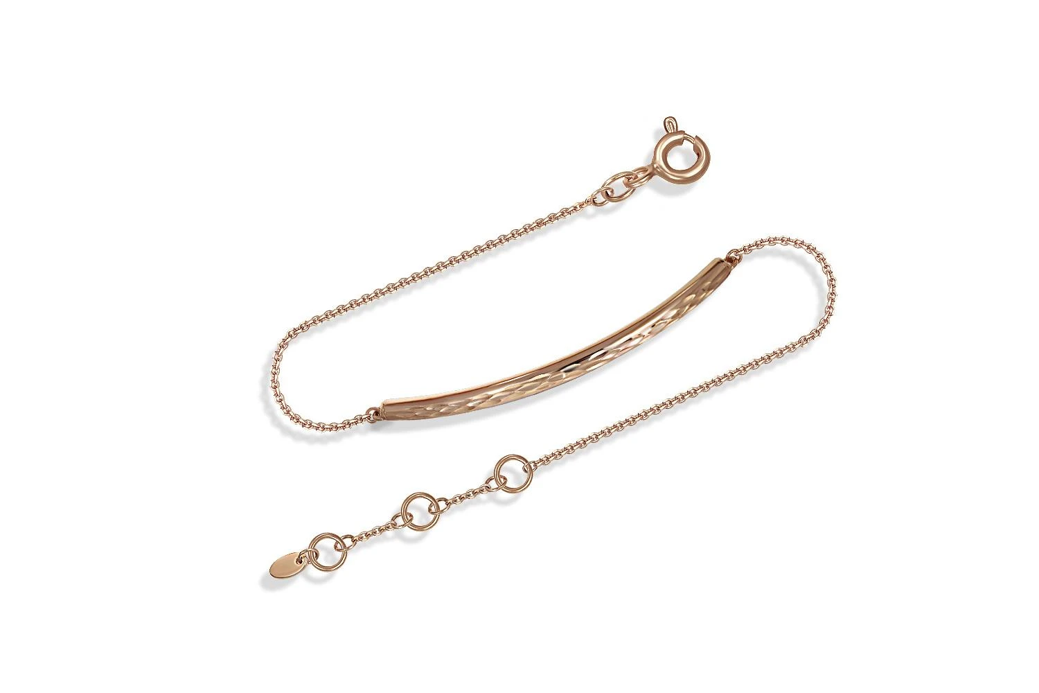 Браслет из красного золота без вставок