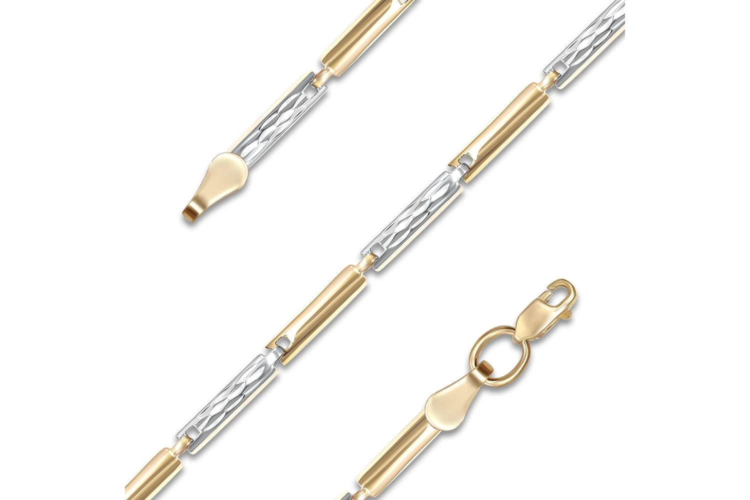 Браслет из жёлтого золота без вставок