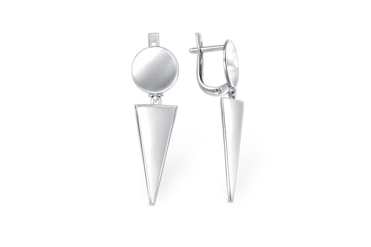 

Серьги из белого золота