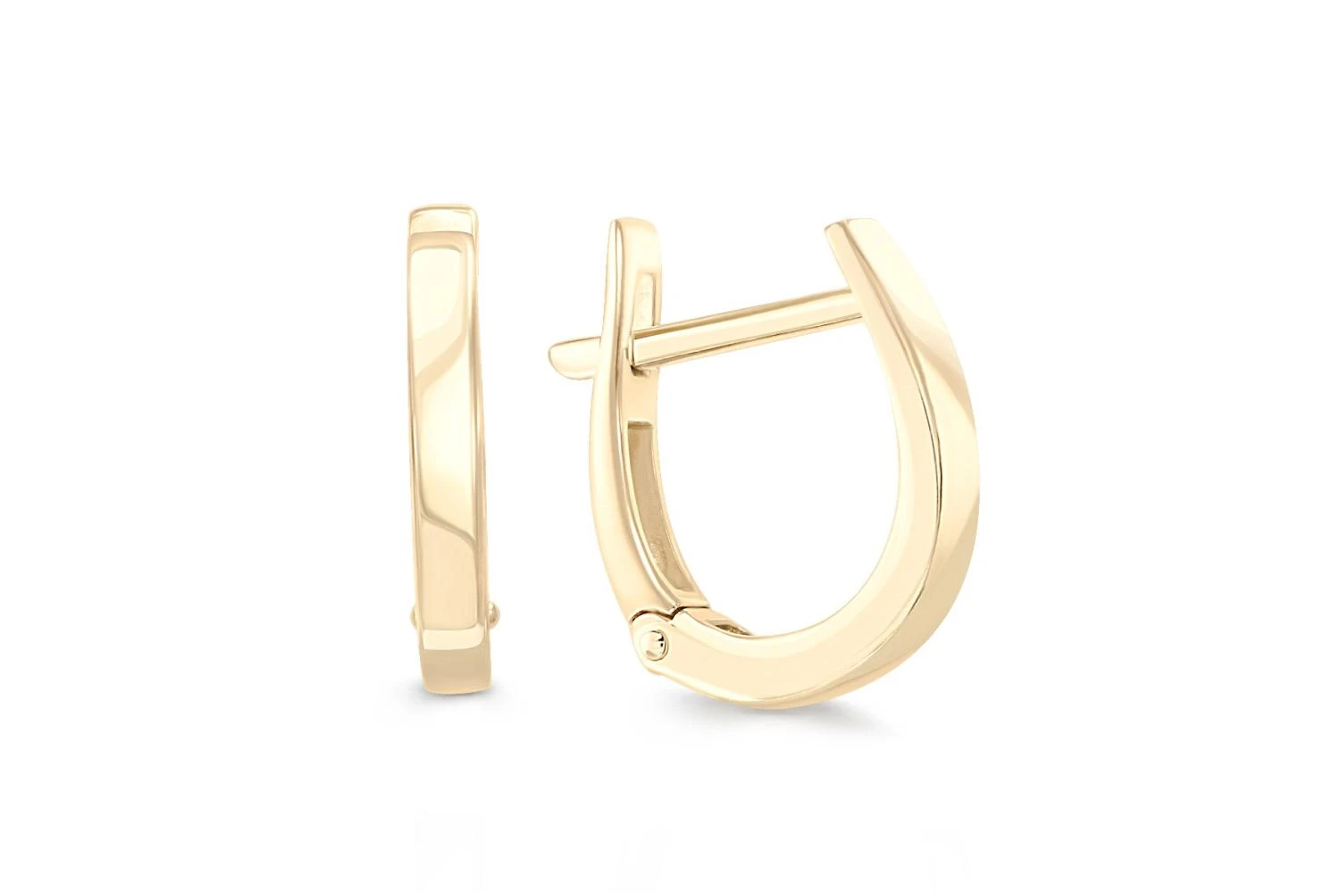 Основа серёг-трансформеров из жёлтого золота без вставок