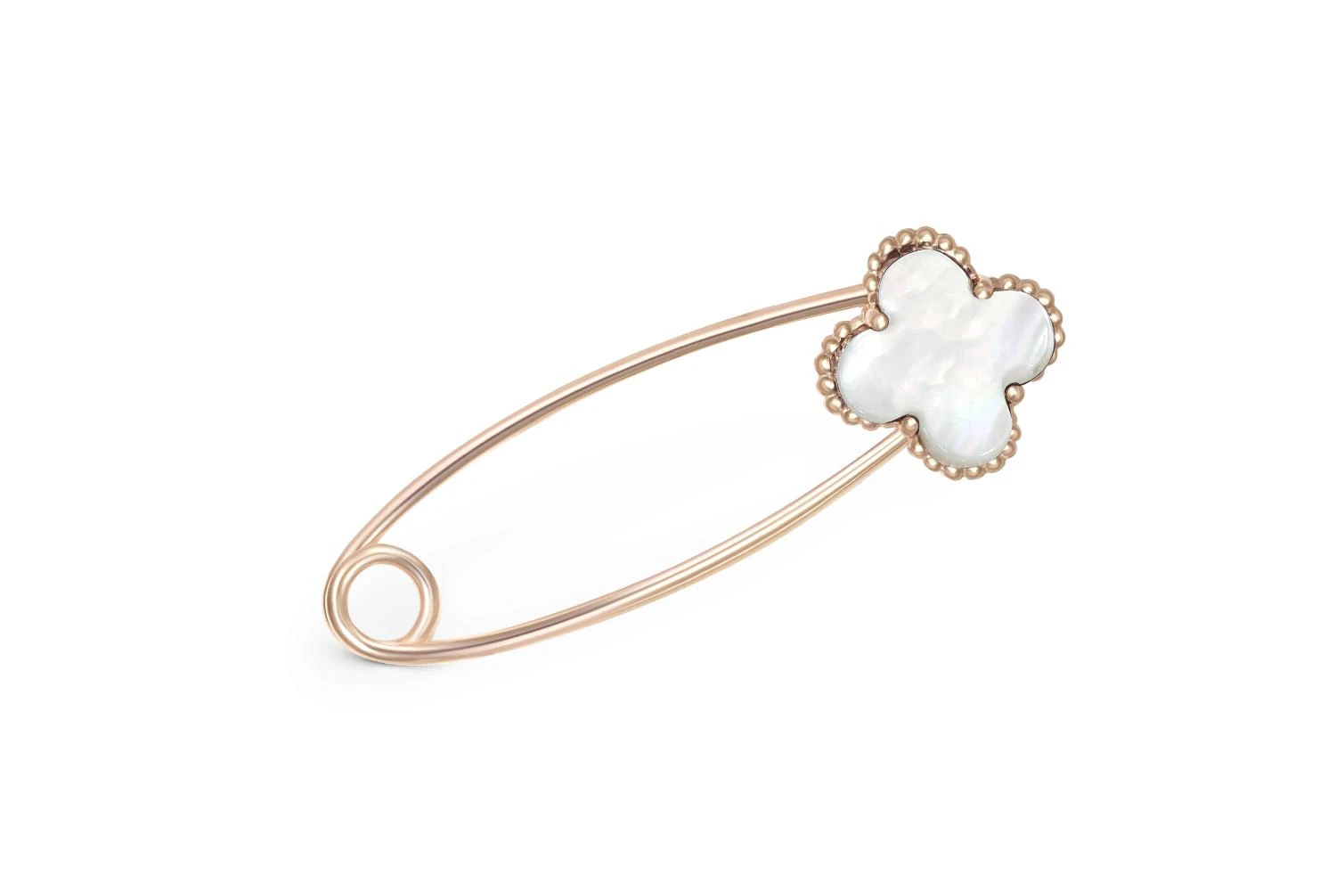 Булавка из красного золота с перламутром