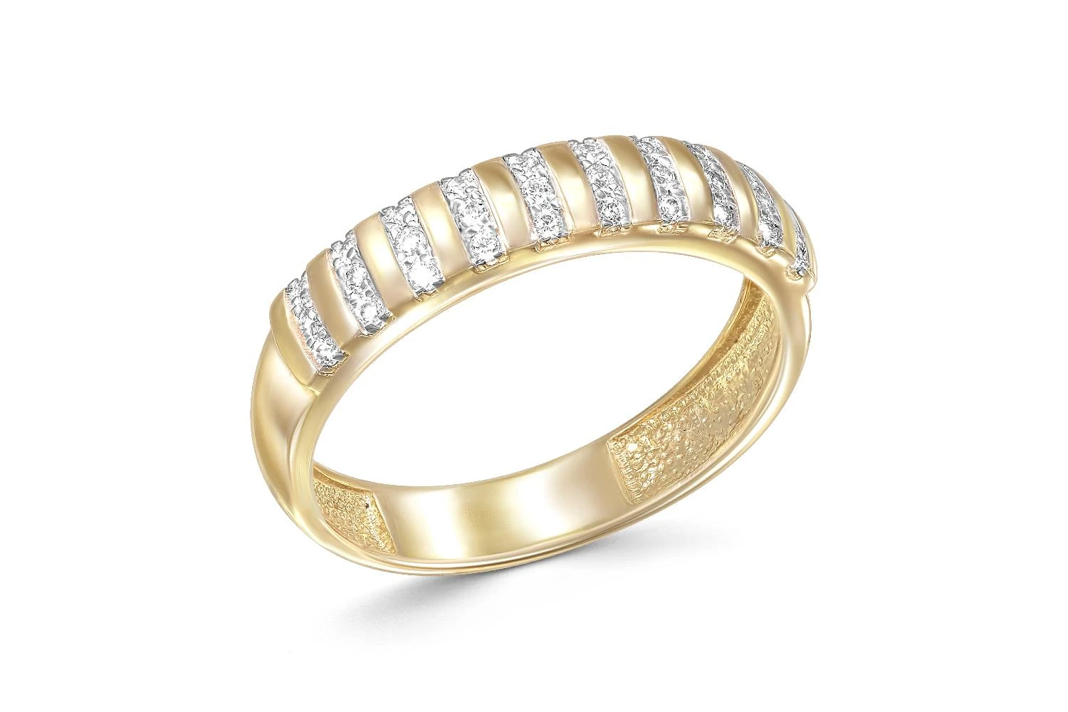 Кольцо из жёлтого золота с 30 бриллиантами