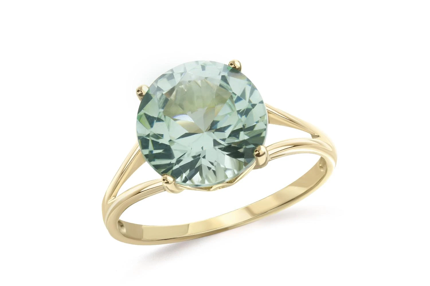 Кольцо из жёлтого золота с наноситалом