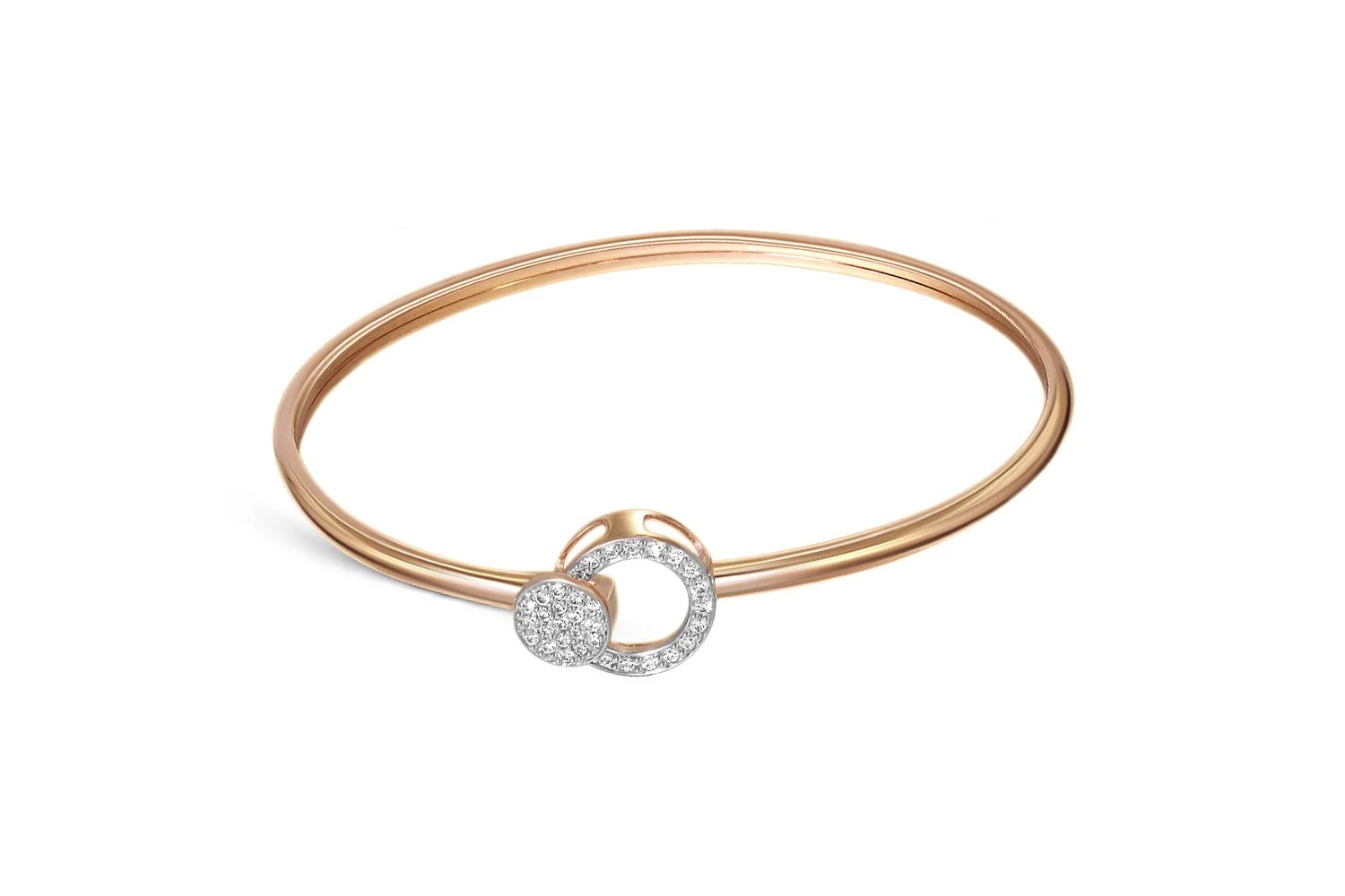 Браслет из красного золота с 38 бриллиантами