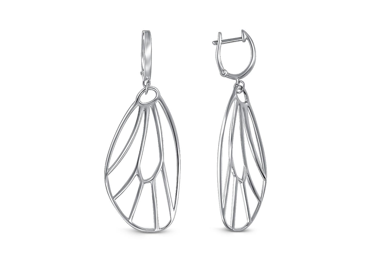 

Серьги из белого золота