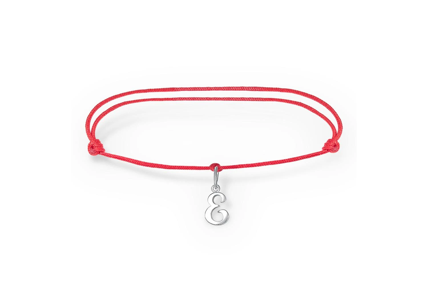 Браслет Буква из белого золота без вставок