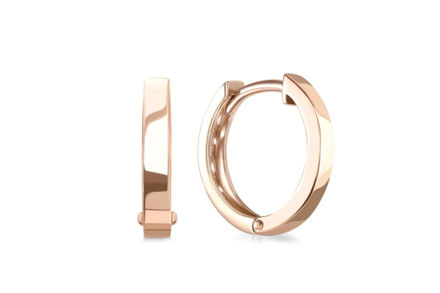 Основа серёг-трансформеров из красного золота без вставок