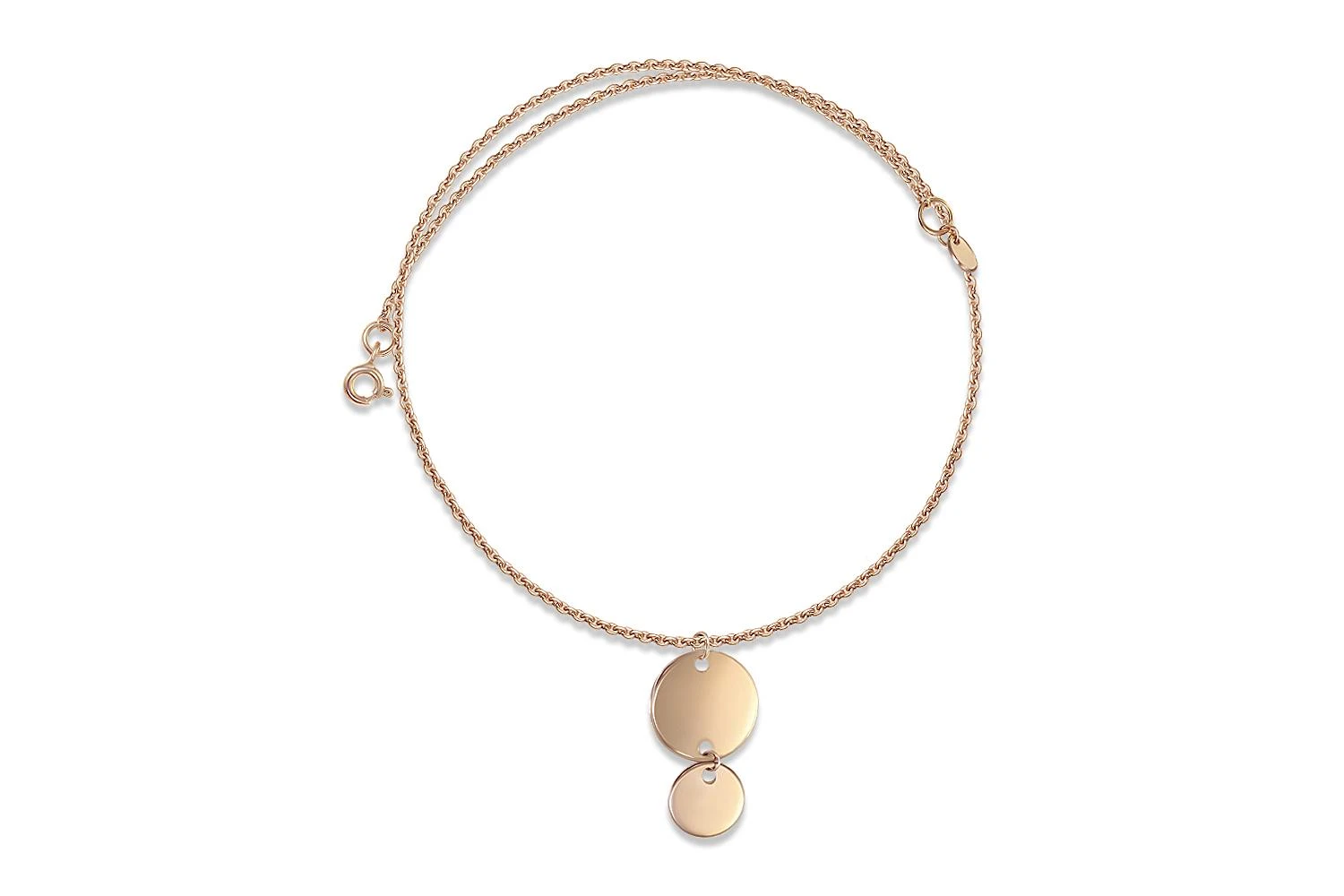 Колье Круг из красного золота без вставок