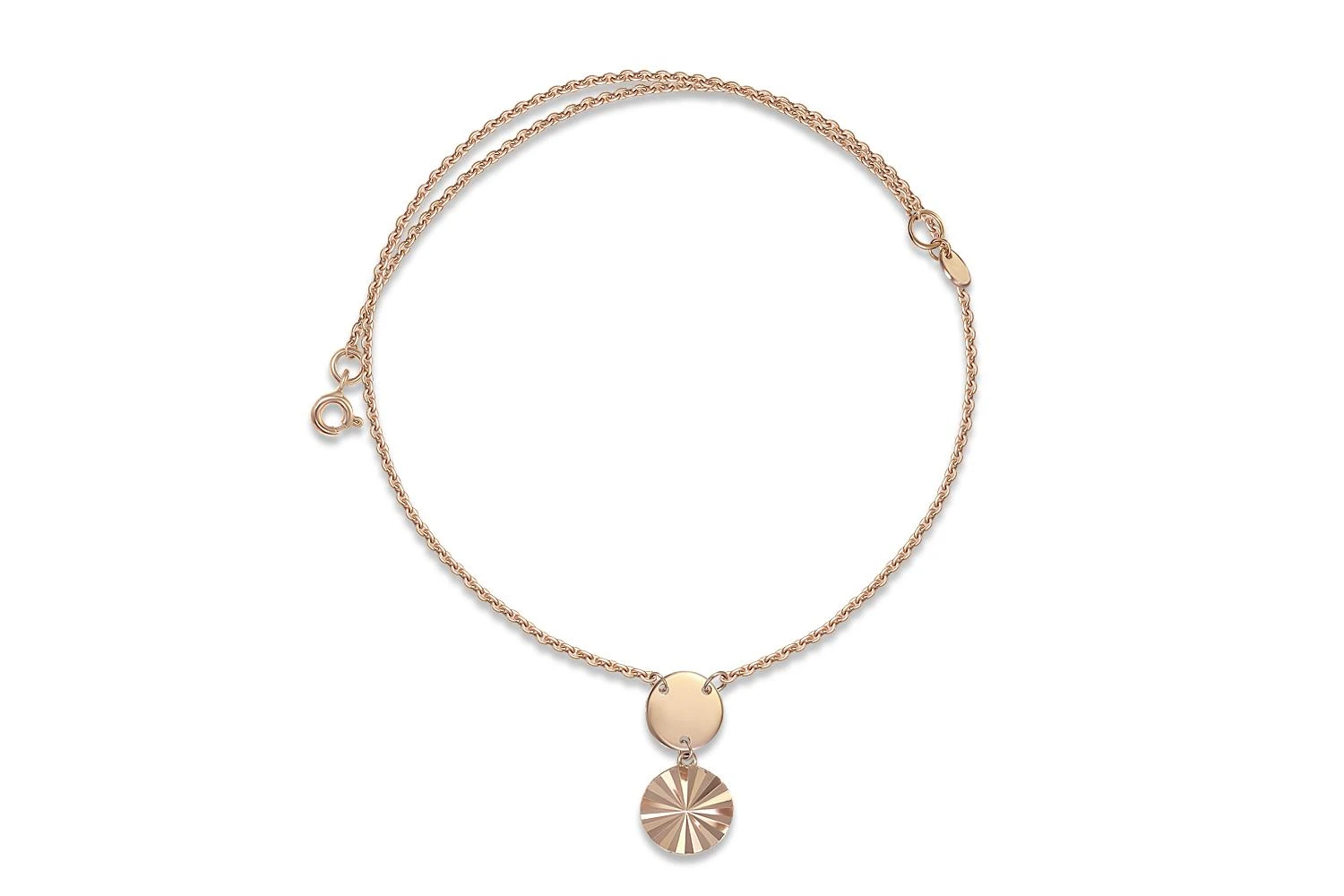 Колье Круг из красного золота без вставок