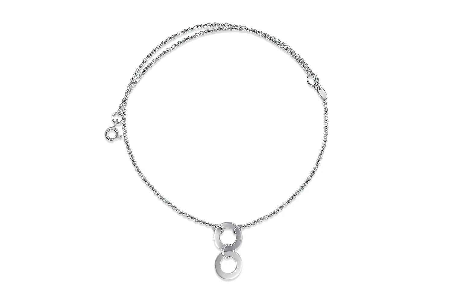 Колье Круг из белого золота без вставок