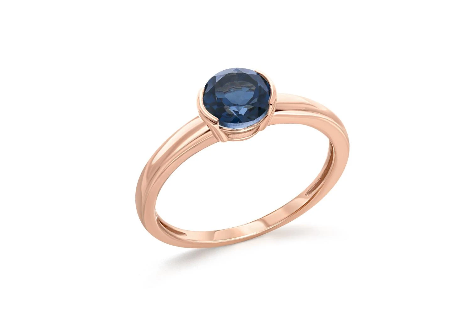 Кольцо из красного золота с топазом лондон