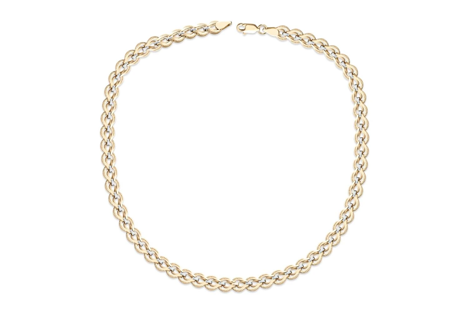 Колье из жёлтого золота без вставок