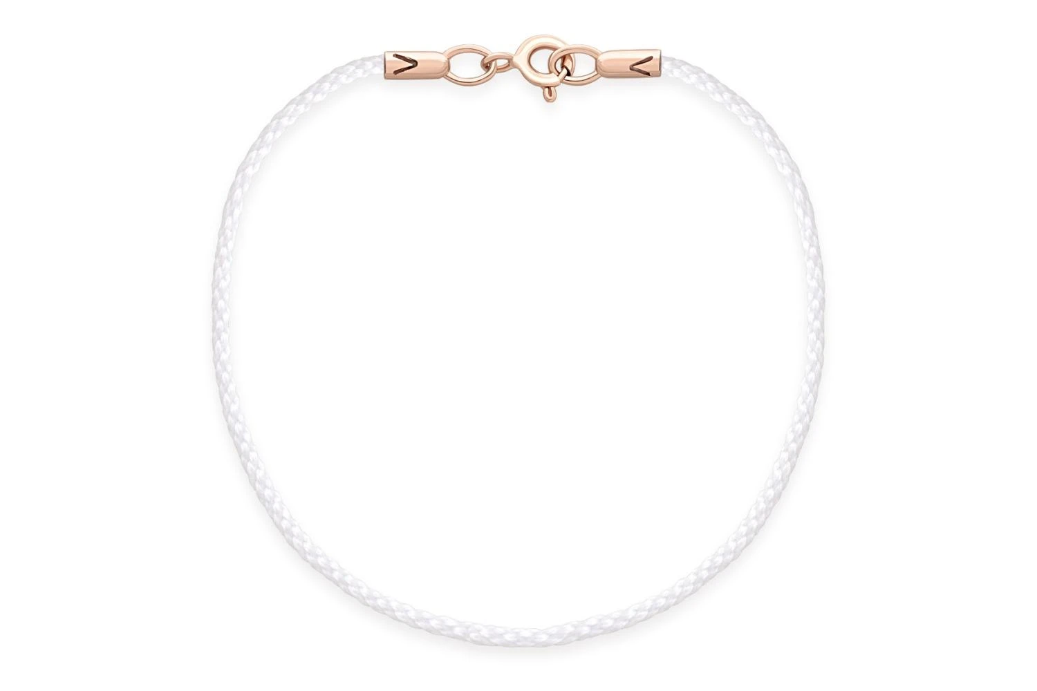 Шнур с замком из красного золота