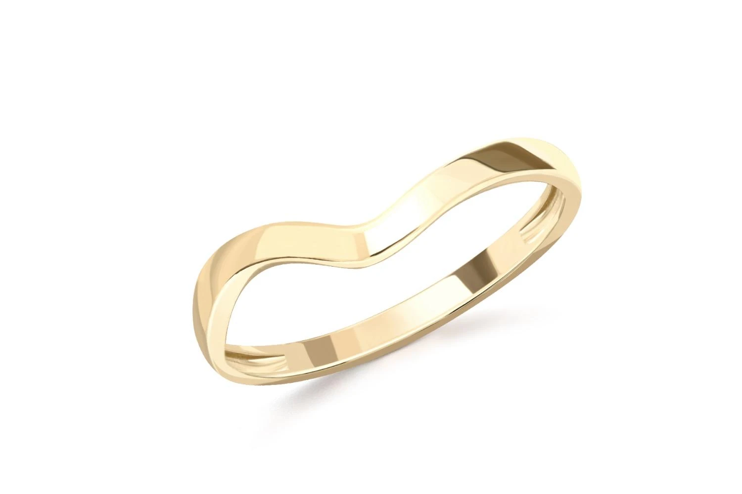 Кольцо из жёлтого золота без вставок