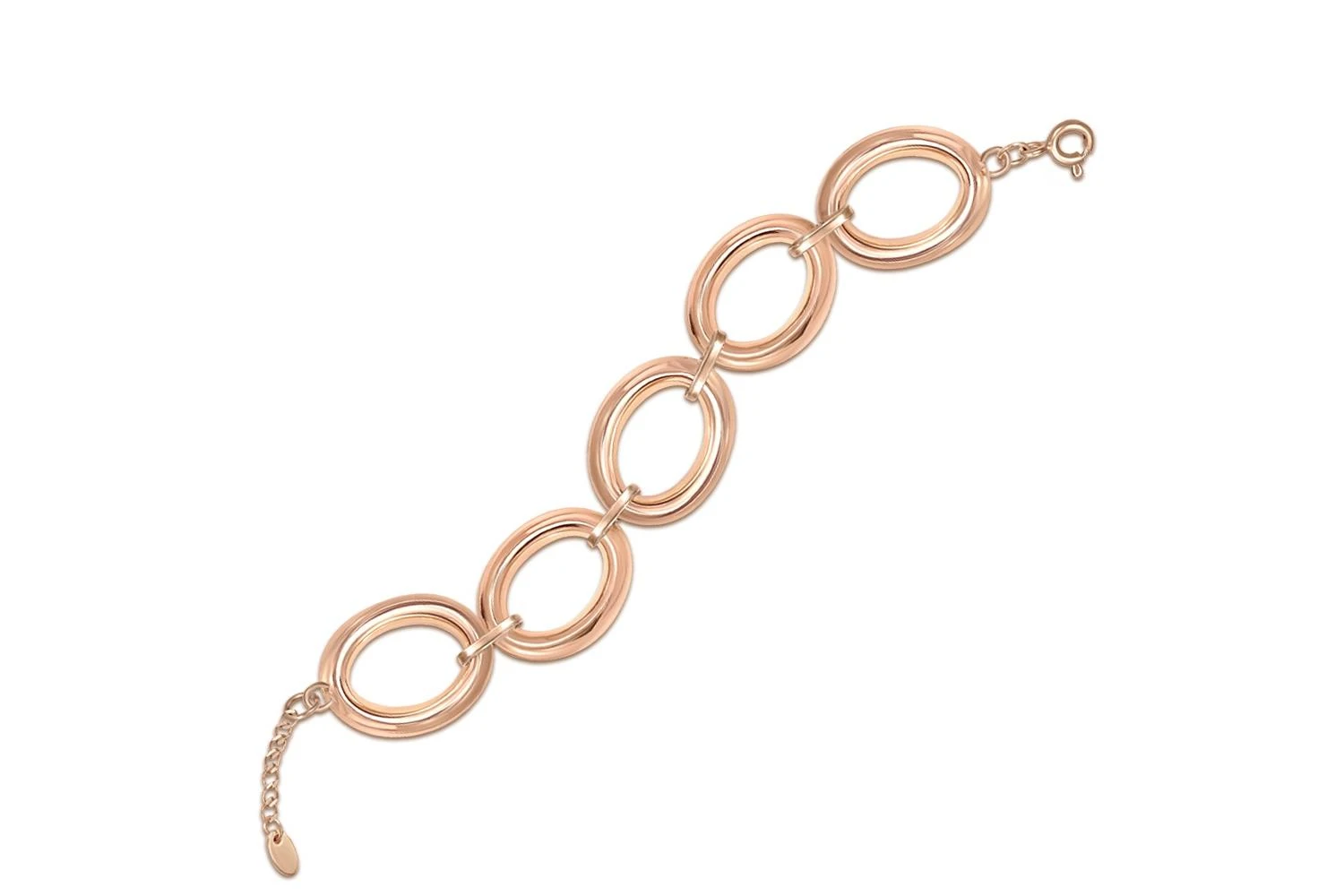 Браслет из красного золота без вставок