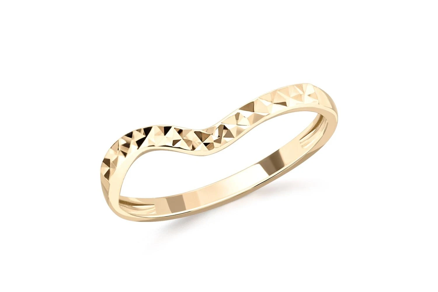 Кольцо из жёлтого золота без вставок