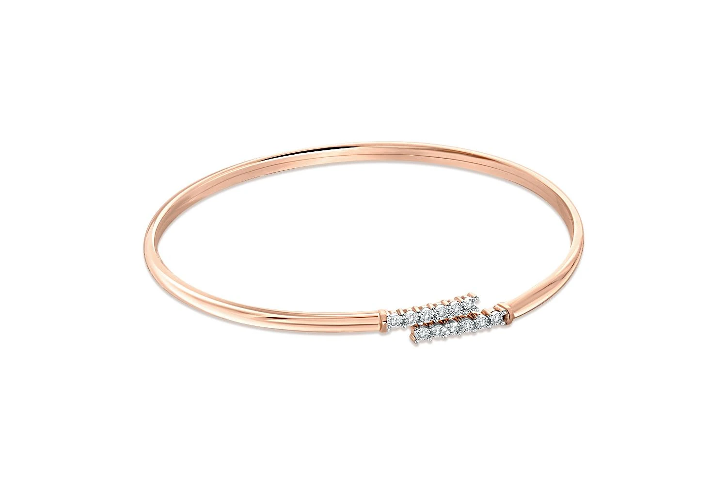 Браслет из красного золота с 12 бриллиантами