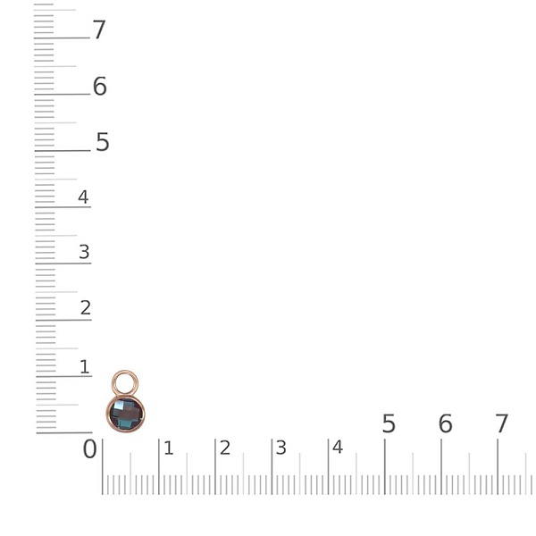 Подвеска серёг-трансформеров из красного золота с александритом