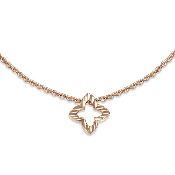 Колье Клевер из красного золота без вставок