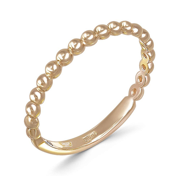 Кольцо из жёлтого золота без вставок