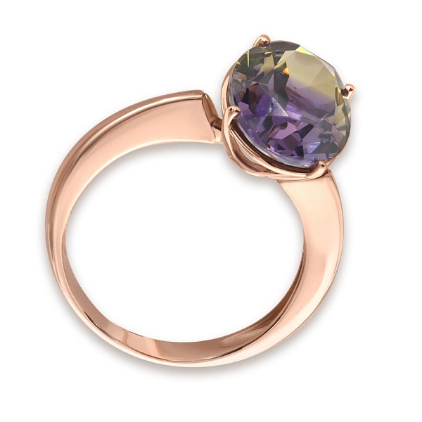 Кольцо из красного золота с наноситалом