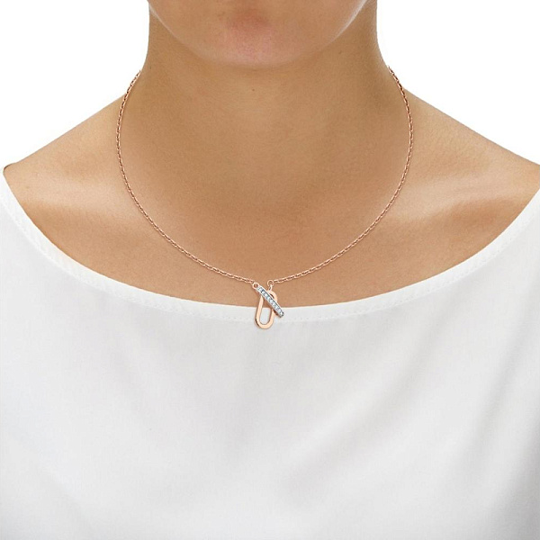 Колье из красного золота с 21 бриллиантами