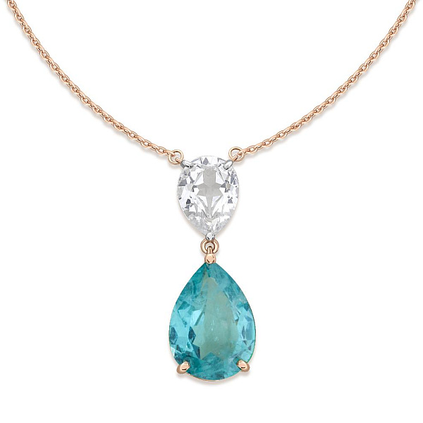 Колье из красного золота с 2 наноситалами