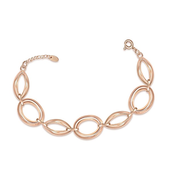 Браслет из красного золота без вставок