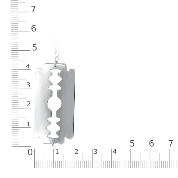 Браслет Лезвие из белого золота без вставок