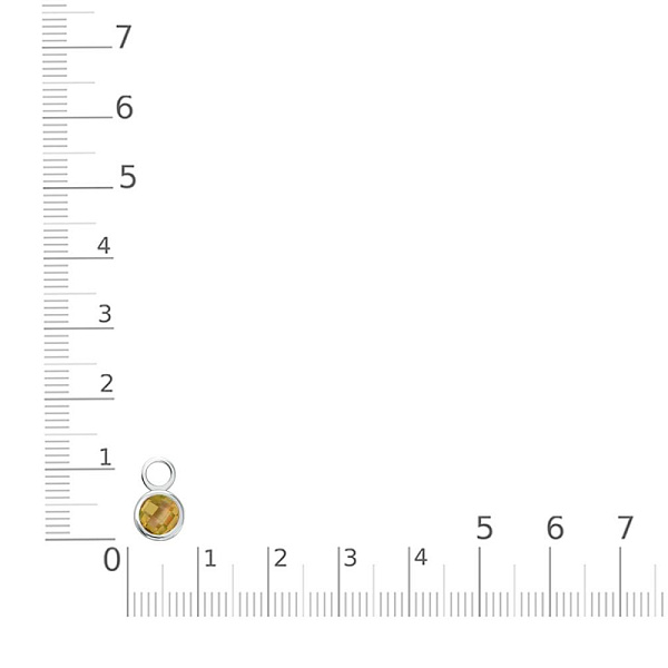 Подвеска серёг-трансформеров из белого золота с султанитом