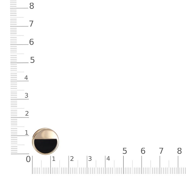 Подвеска Круг из красного золота с ониксом
