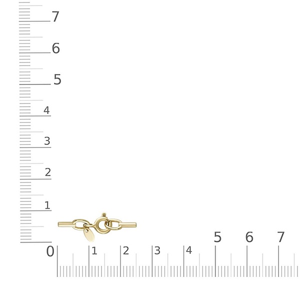 Колье из жёлтого золота без вставок