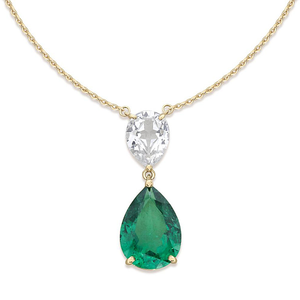 Колье из жёлтого золота с 2 наноситалами