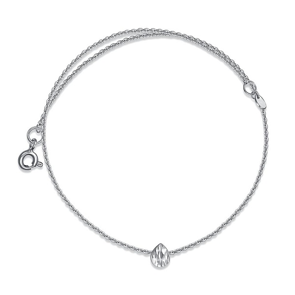 Колье из белого золота без вставок