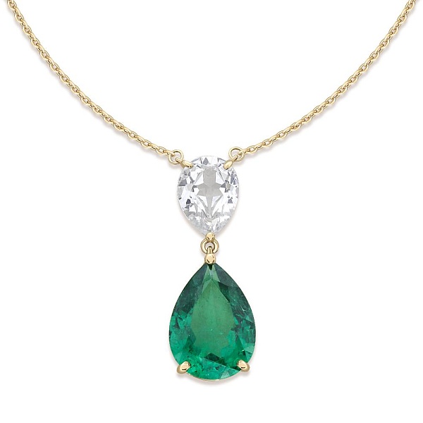 Колье из жёлтого золота с 2 наноситалами