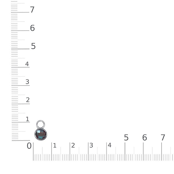 Подвеска серёг-трансформеров из белого золота с александритом