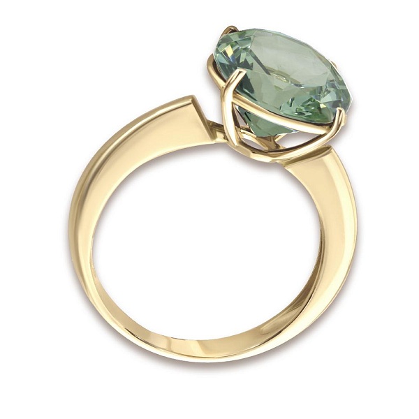 Кольцо из жёлтого золота с наноситалом