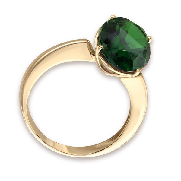 Кольцо из жёлтого золота с наноситалом