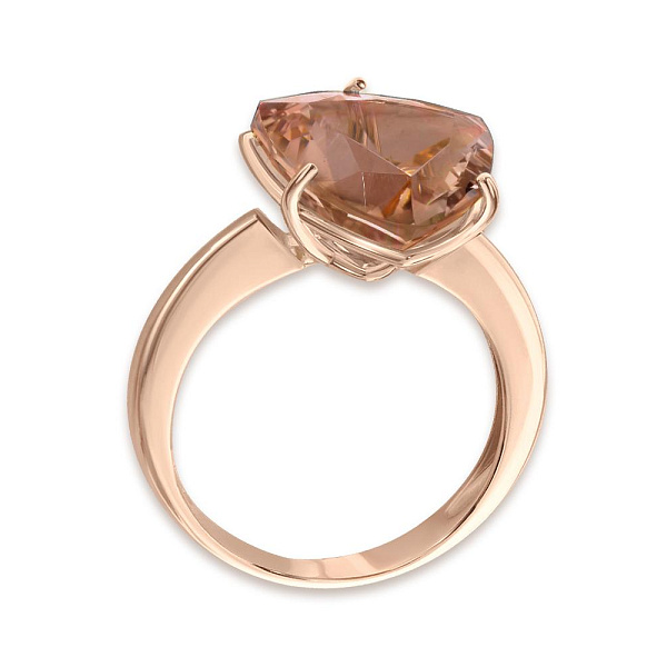 Кольцо из красного золота с наноситалом