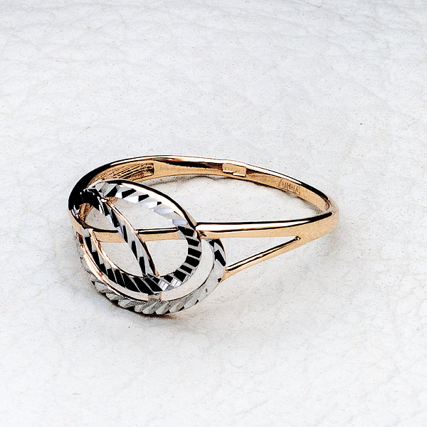 Кольцо из красного золота без вставок