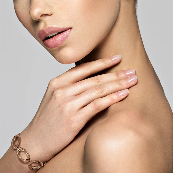 Браслет из красного золота без вставок