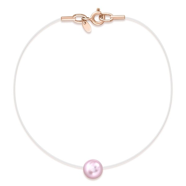 Колье из красного золота с жемчугом