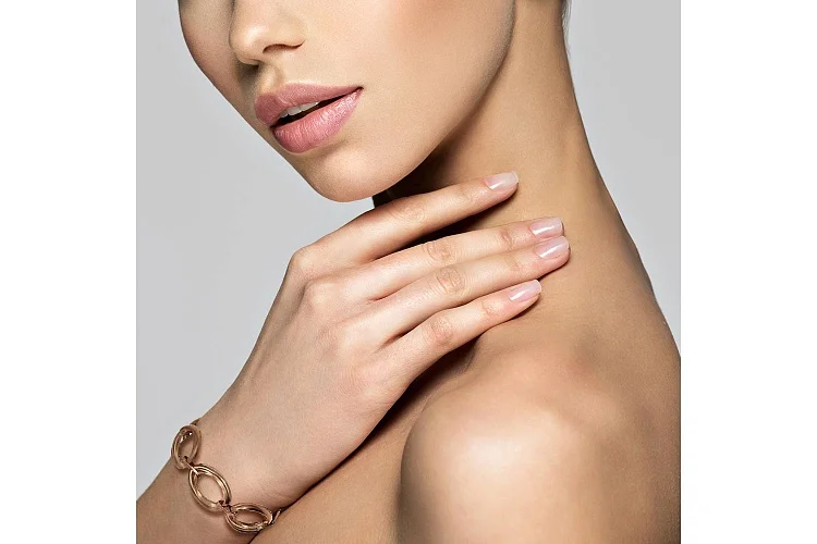 Браслет из красного золота без вставок