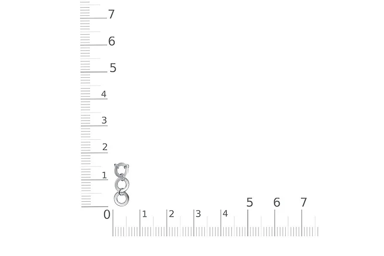 Колье Круг из белого золота без вставок