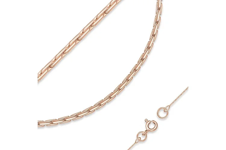Цепь Плетение якорь d нити 0,30 мм из красного золота