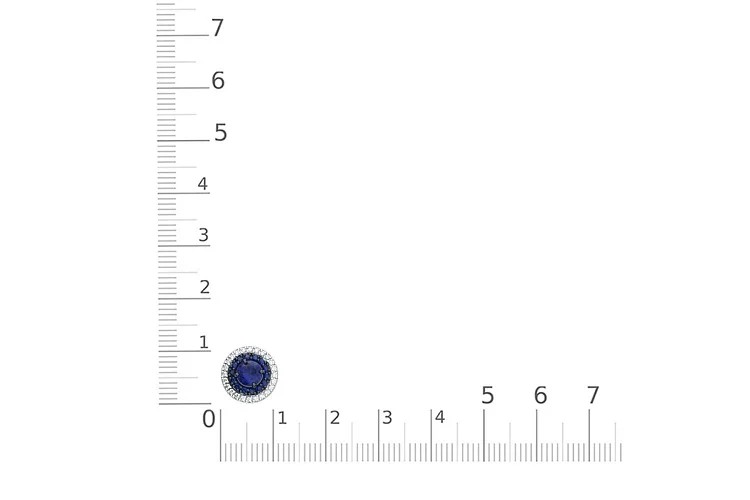 Подвеска из красного золота с 15 корундами и 24 фианитами