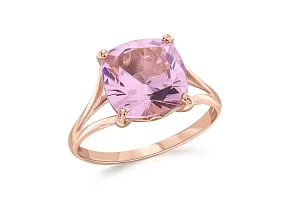 Кольцо из красного золота с наноситалом