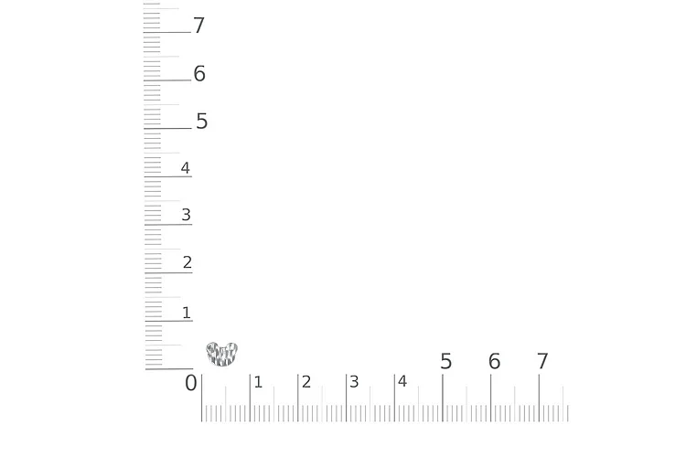 Колье Мишка из белого золота без вставок