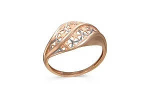 Кольцо из красного золота без вставок